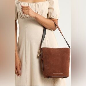Marc Jacobs Brown Suede Shoulder Bag